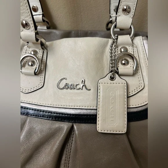Coach Ashley Leather Satchel Bag - Picture 8 of 15